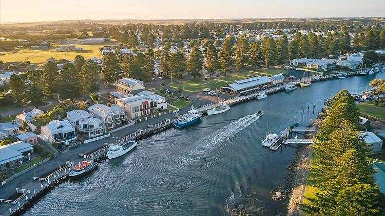 Port Fairy seen from the air