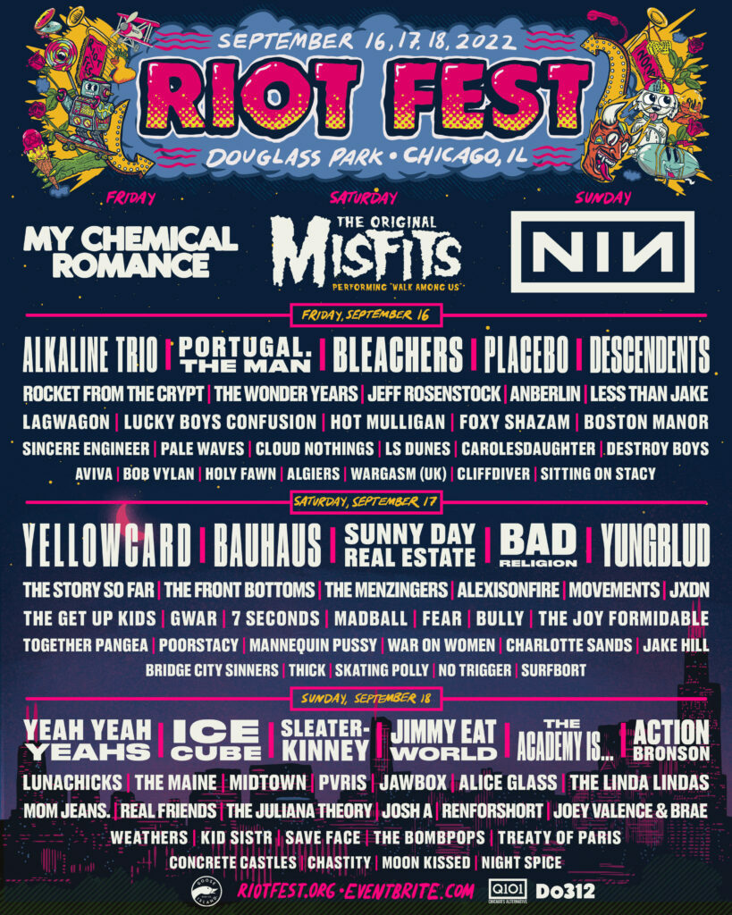 The Riot Fest 2022 lineup has arrived