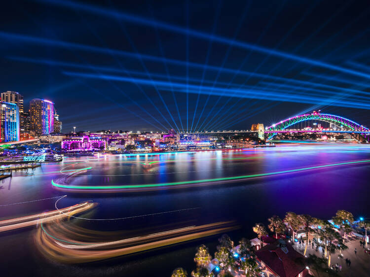 Vivid Sydney Combo with Sunset Dinner Cruise