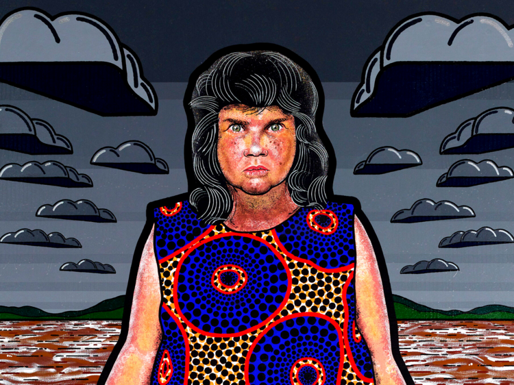 Blak Douglas has won the Archibald Prize for his portrait of Karla Dickens