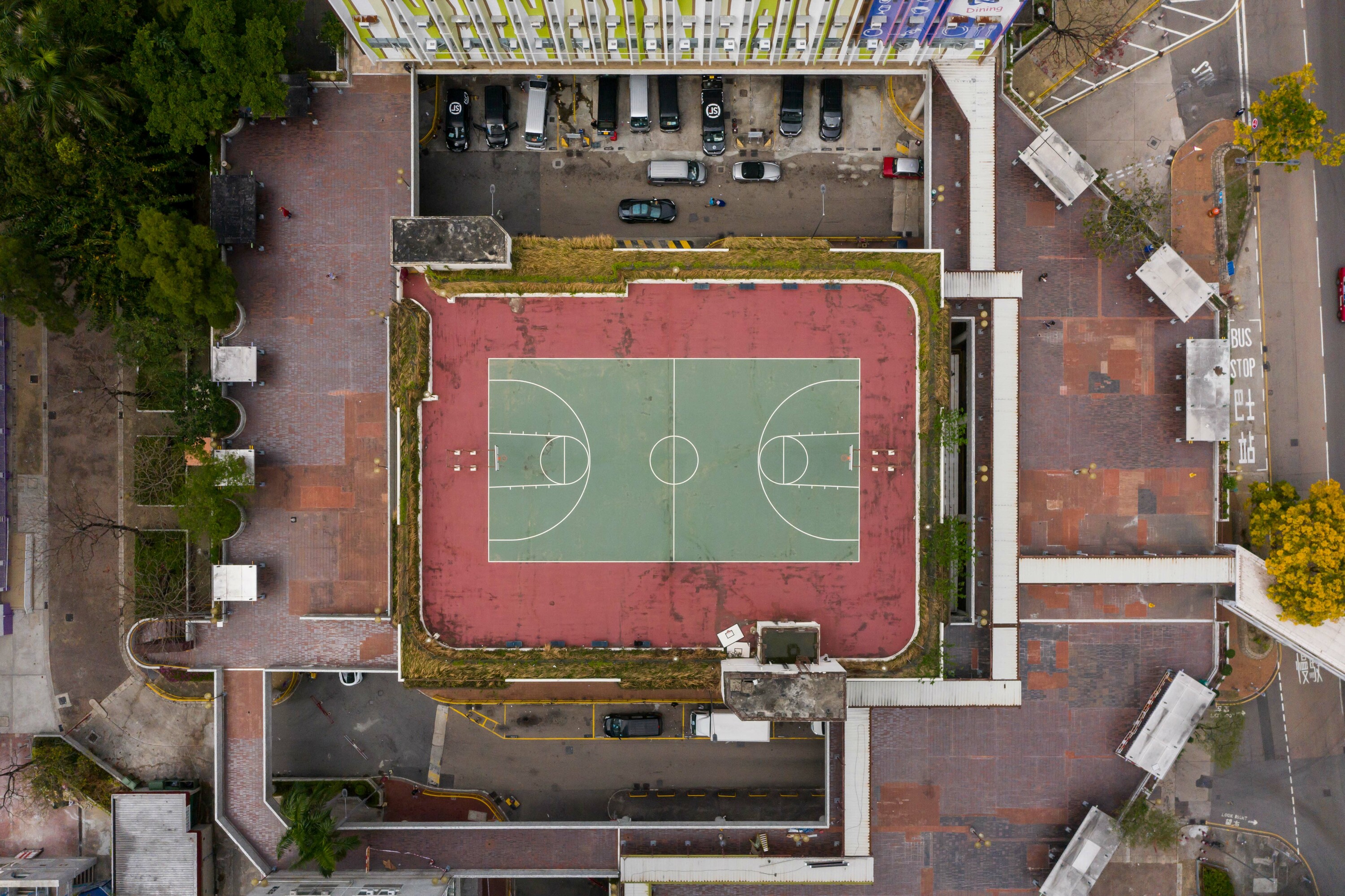 “Hennessy In the Paint” Basketball Court
