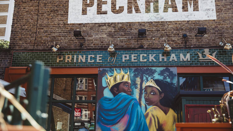 The Prince of Peckham outdoor mural