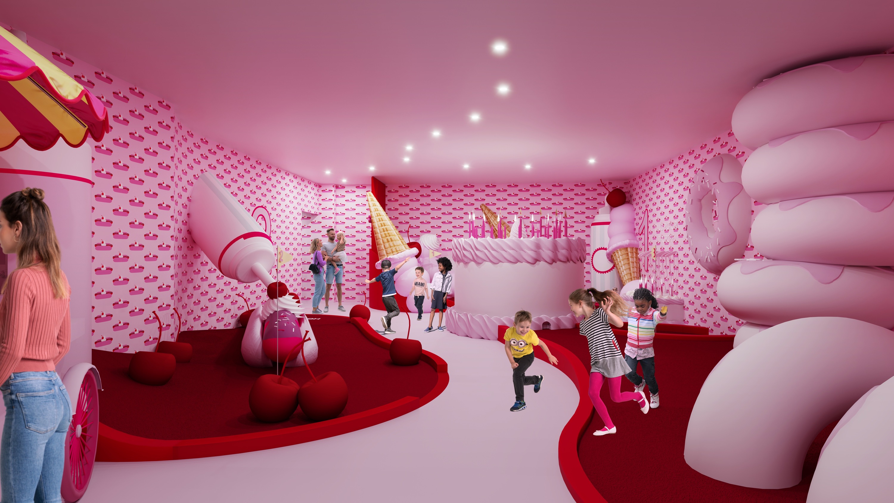 Museum of Ice Cream Chicago putt putt course