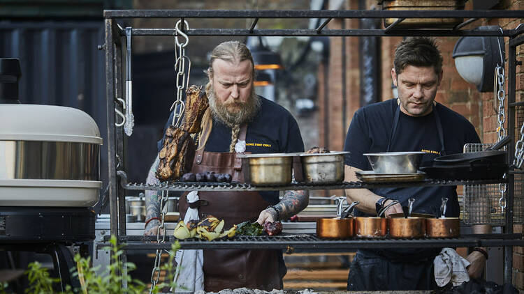 Dine alfresco at Acme Fire Cult