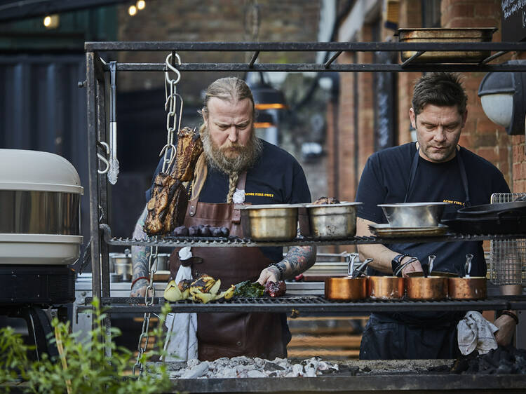 Dine alfresco at Acme Fire Cult