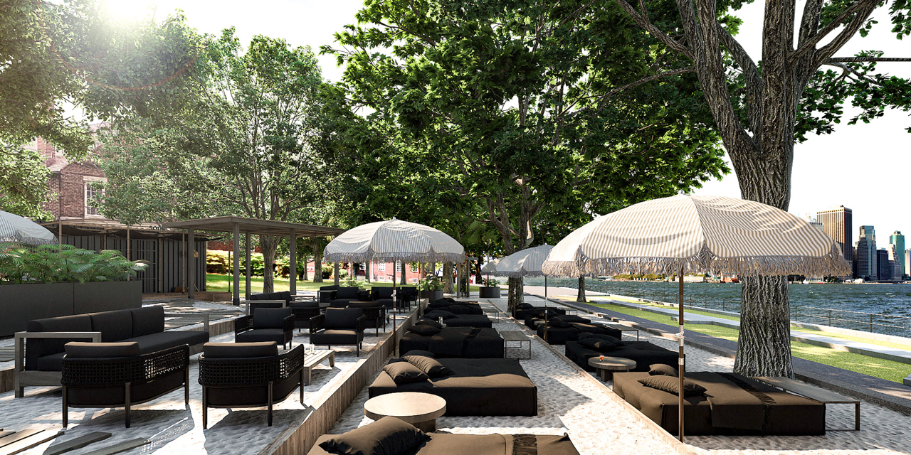 An awesome new beach club is opening on Governors Island