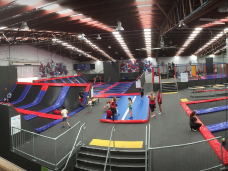 This Massive Indoor Trampoline Park Will Bring Out Your Inner