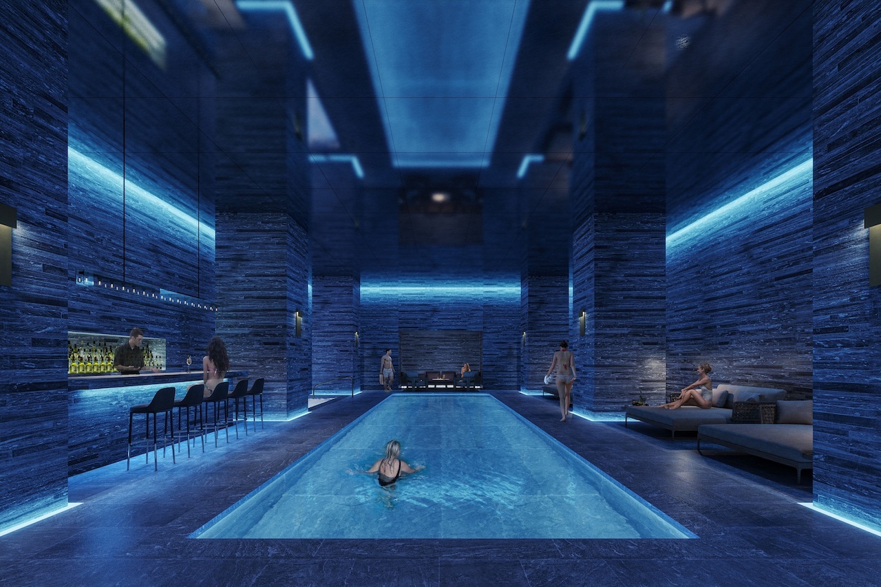 Trunk Hotel Dogenzaka indoor pool