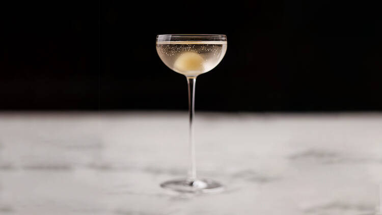 Phoenix Martini cocktail at Bulgari Ginza Bar