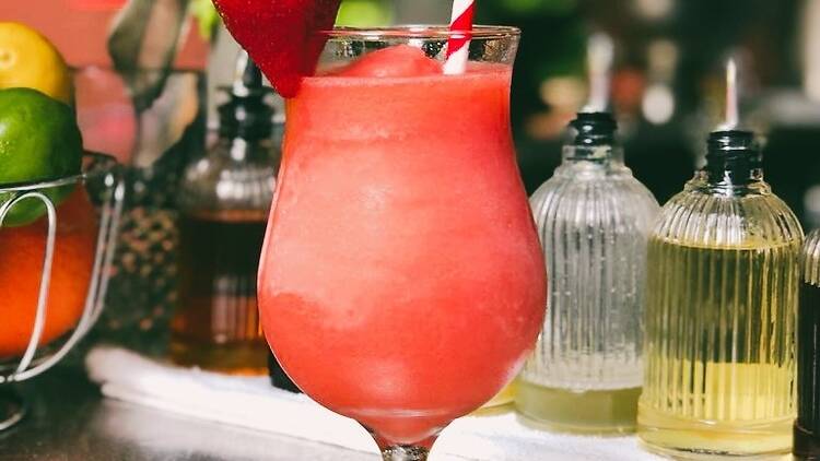 The Strawberry Basil Frosé at Soho Diner