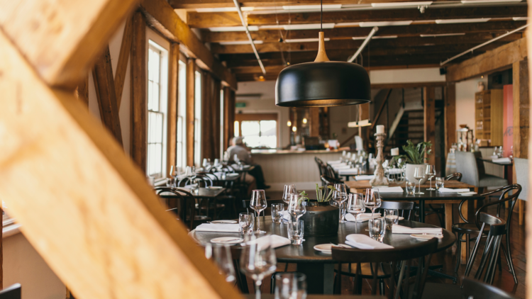 The Stillwater Restaurant dining room.