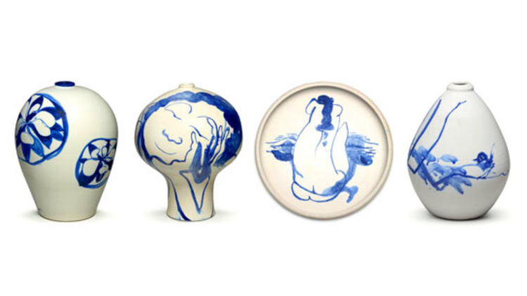 Assorted Brett Whiteley ceramics