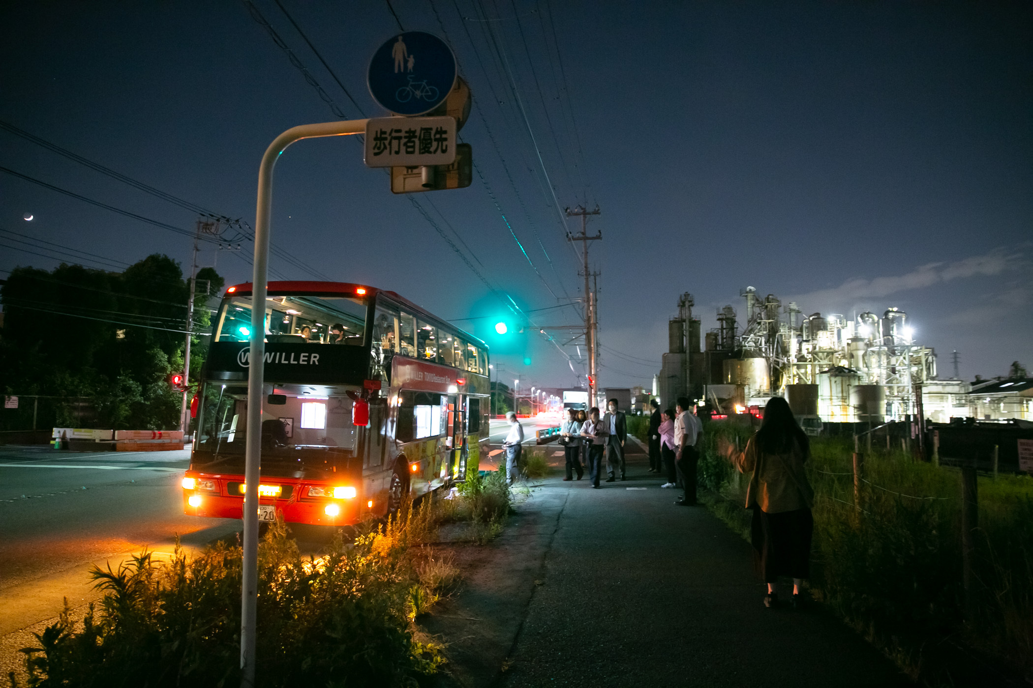 WILLER EXPRESS 工場夜景