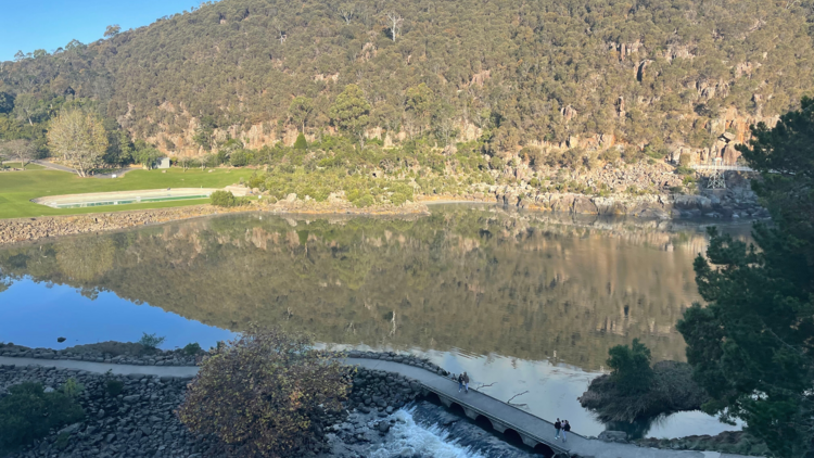 A view of the Cataract Gorge in Launceston.