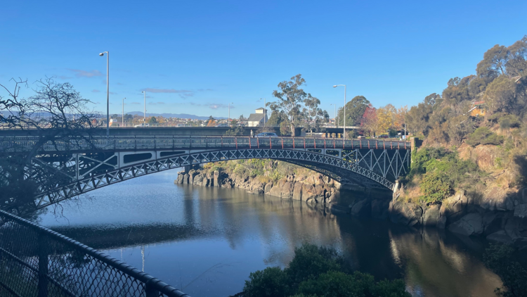 A view of the Cataract Gorge in Launceston.