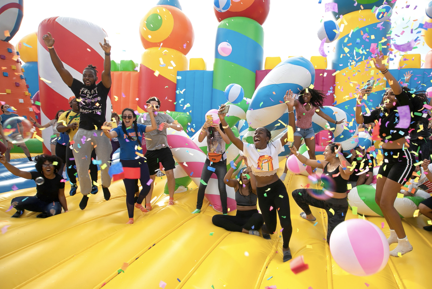 The largest bounce castle in the world is returning to NY next month!