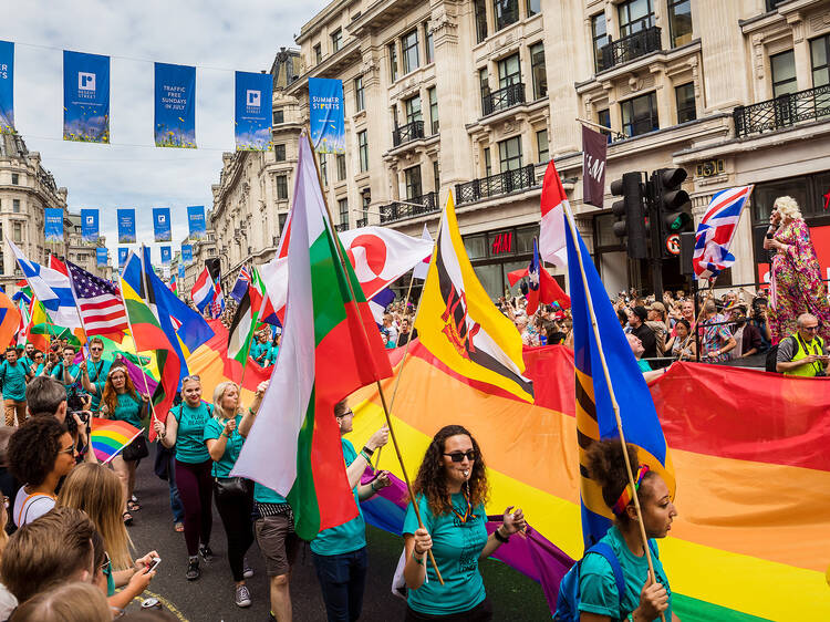 Join London’s technicolor Pride parade