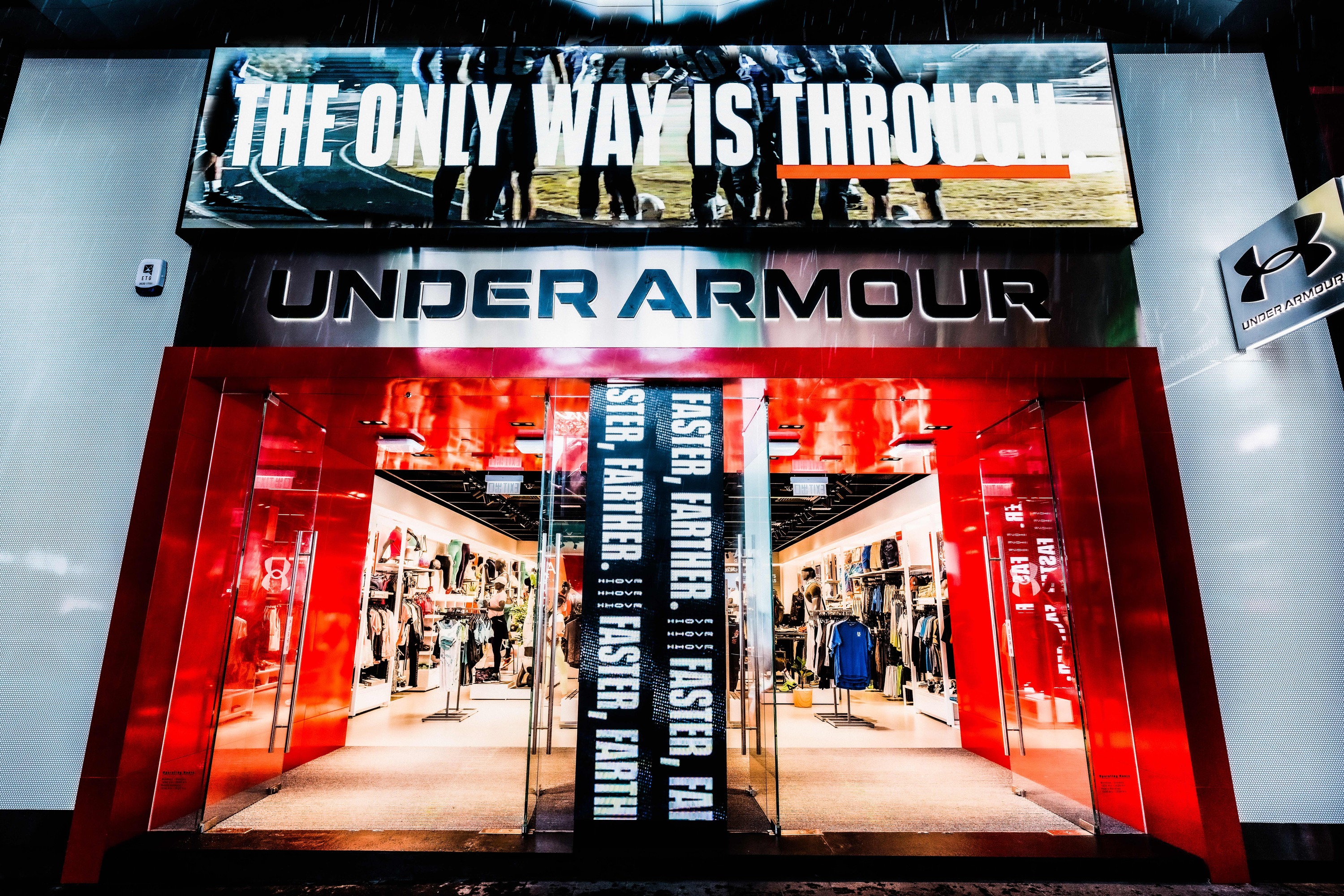 inval Voorzitter straal Under Armour opens first flagship store in Hong Kong