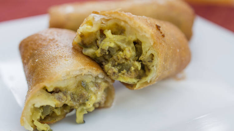 Spring Rolls from the Adventureland Spring Roll Cart at Magic Kingdom Park