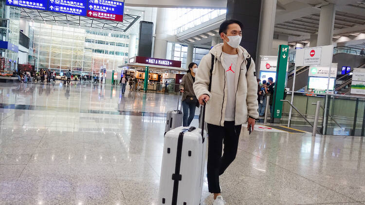 Man in airport