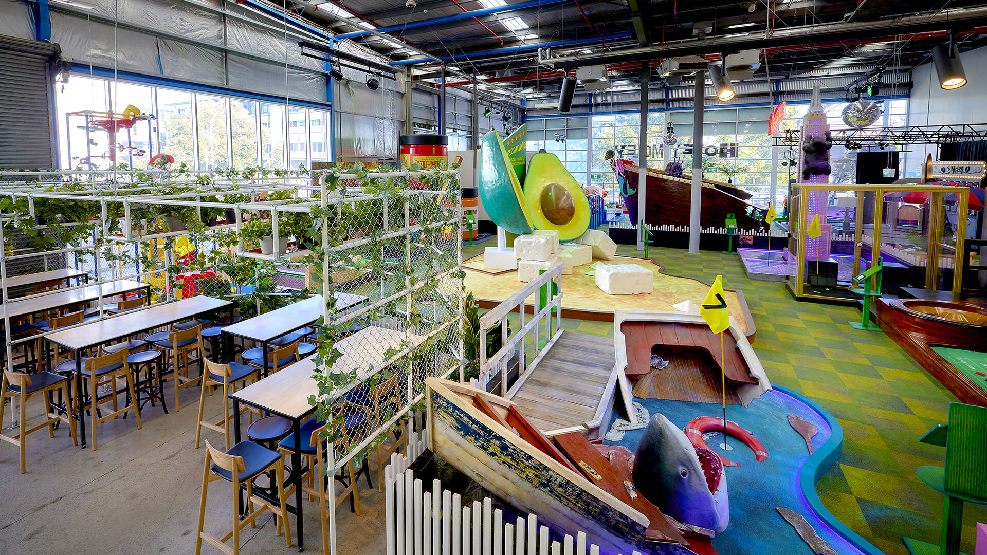 Holey Moley Alexandria, Australia's largest indoor puttputt venue