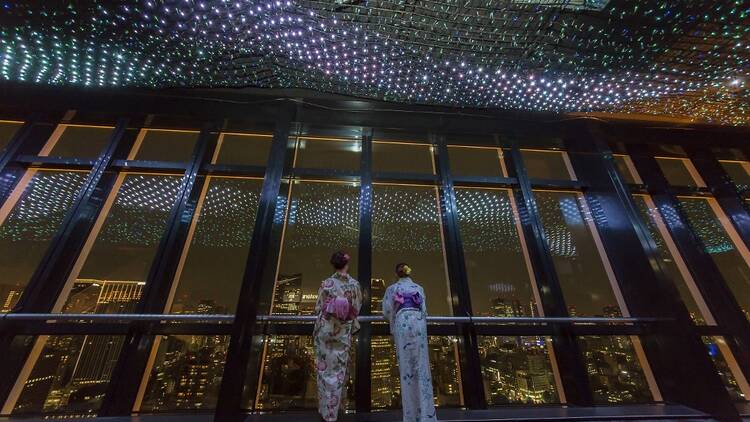 Tokyo Tower Milky Way Illumination