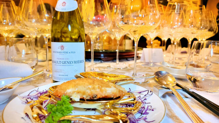 Golden Leaf wine-pairing dinner with Bouchard Père & Fils 