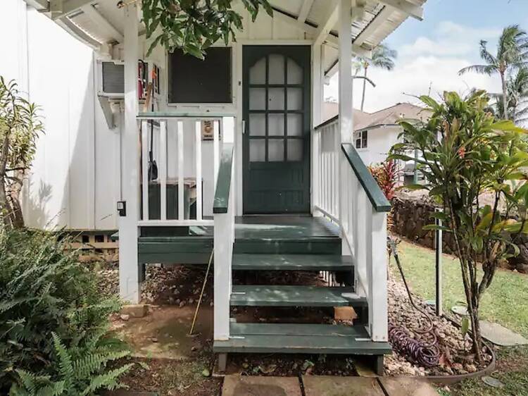 The charming riverside cottage in Kauai