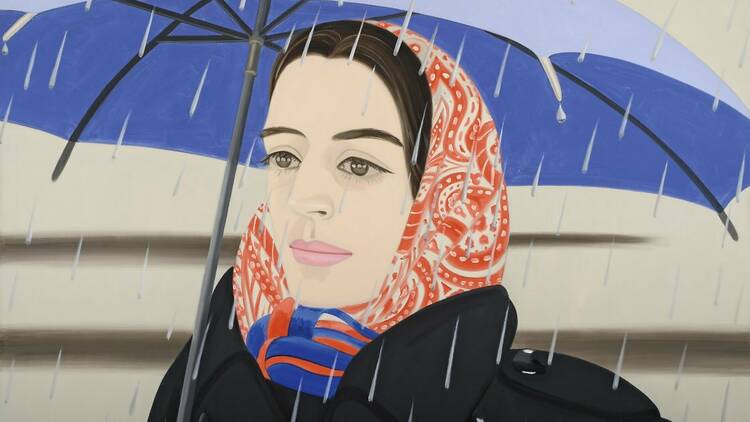 Alex Katz Blue Umbrella #2, 1972 Colección privada, Nueva York.