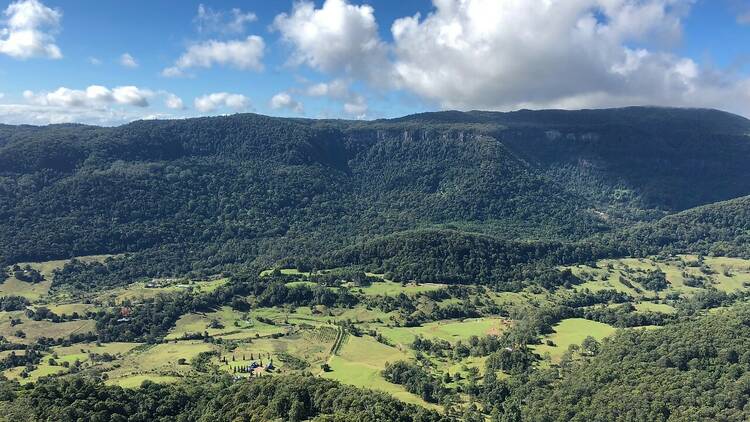 A valley viewed from the Daves Creek Circuit, Lamington National Park