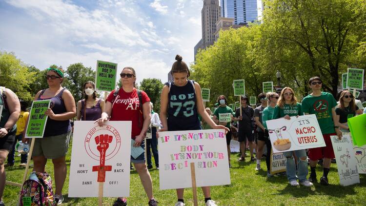 Protest for reproductive rights