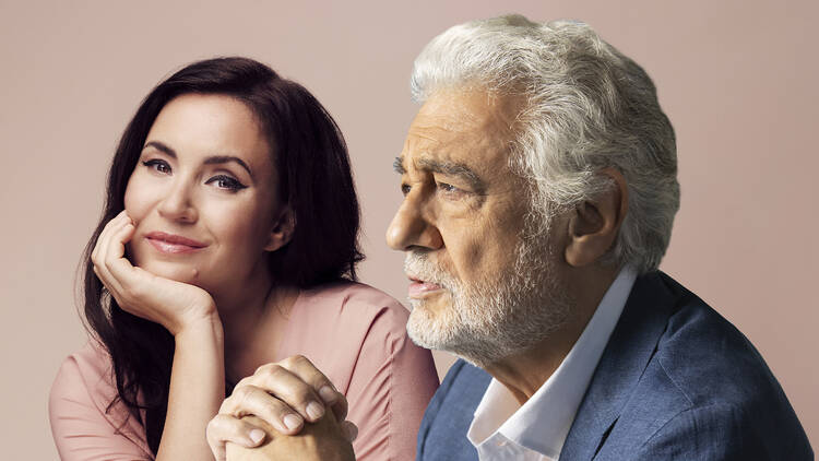 Plácido Domingo y Sonya Yoncheva (Teatro Real) Plácido Domingo y Sonya Yoncheva (Teatro Real)