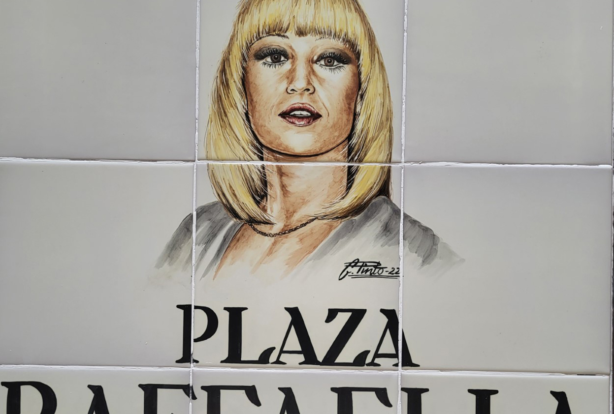Placa Raffaella Carrà