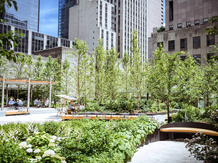 You can dine on Radio City Music Hall’s private rooftop this July