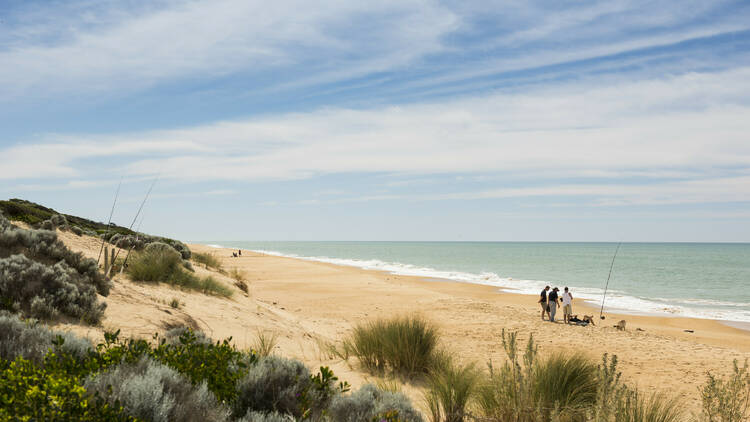 Fishing on the 90 Mile Beach