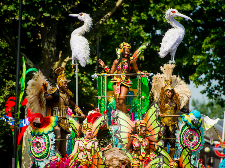 Dance in the W11 streets at Notting Hill Carnival