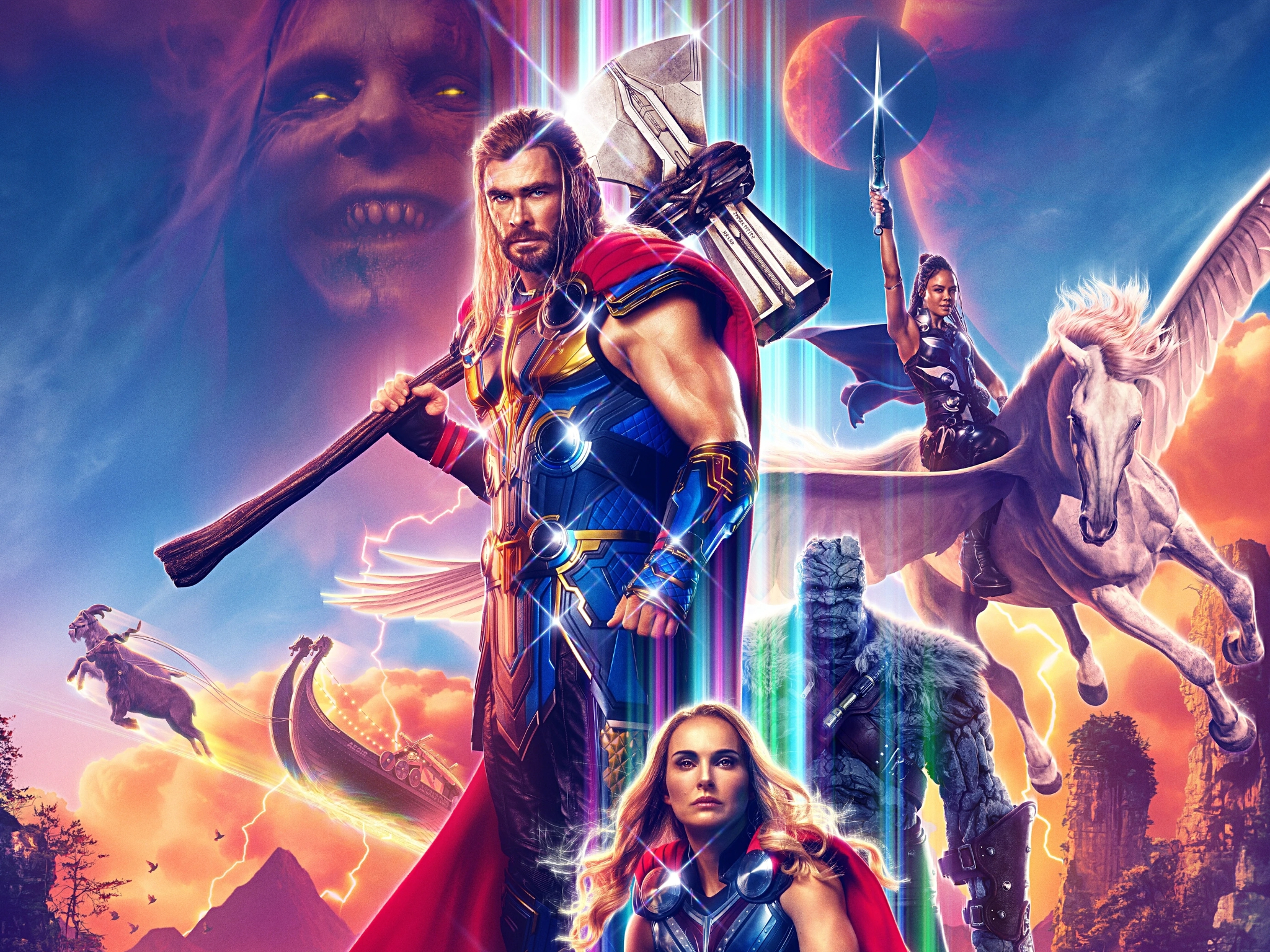 Thor: Love & Thunder' ending explained: Hercules & Valhalla - Los Angeles  Times