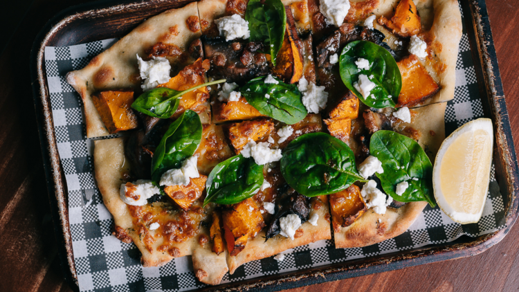 Pumpkin pizza