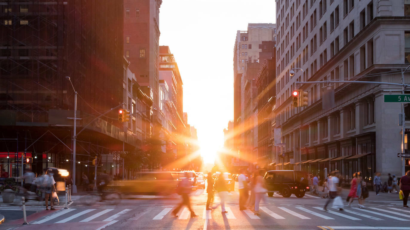 The last Manhattanhenge of the year is happening next week!