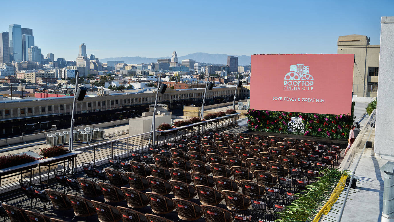 Rooftop Cinema Club's schedule includes DTLA, Arts District and El