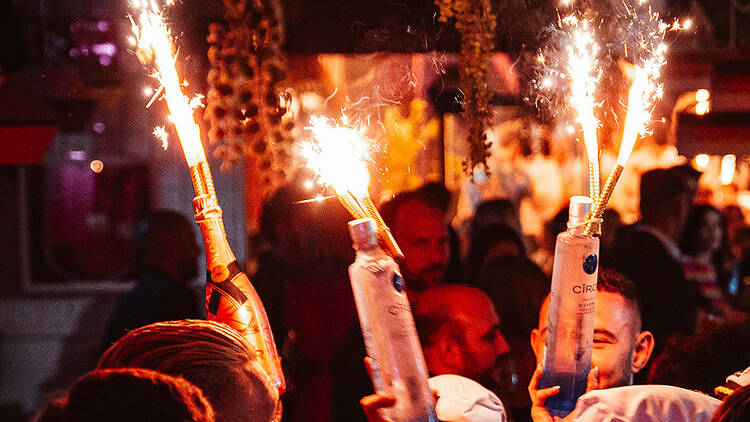 Un fiestón nocturno