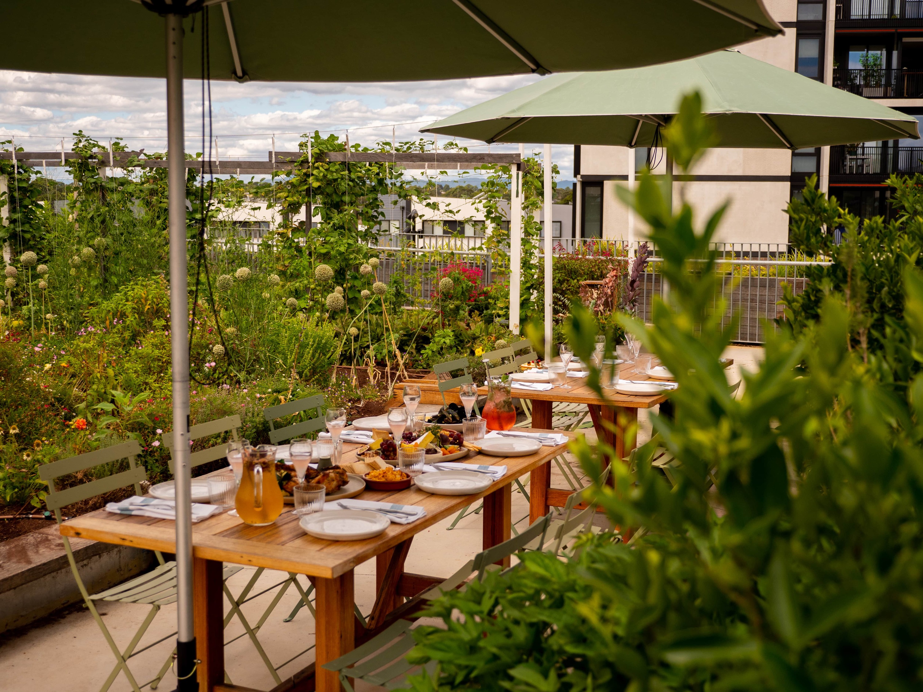 Acre Burwood Offers Farm-to-table Dining On A Rooftop Garden Bar