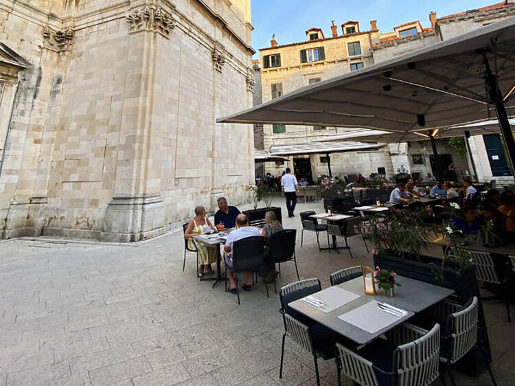 Find divine wine and fine fish at Bura Bistro & Bar by Dubrovnik Cathedral