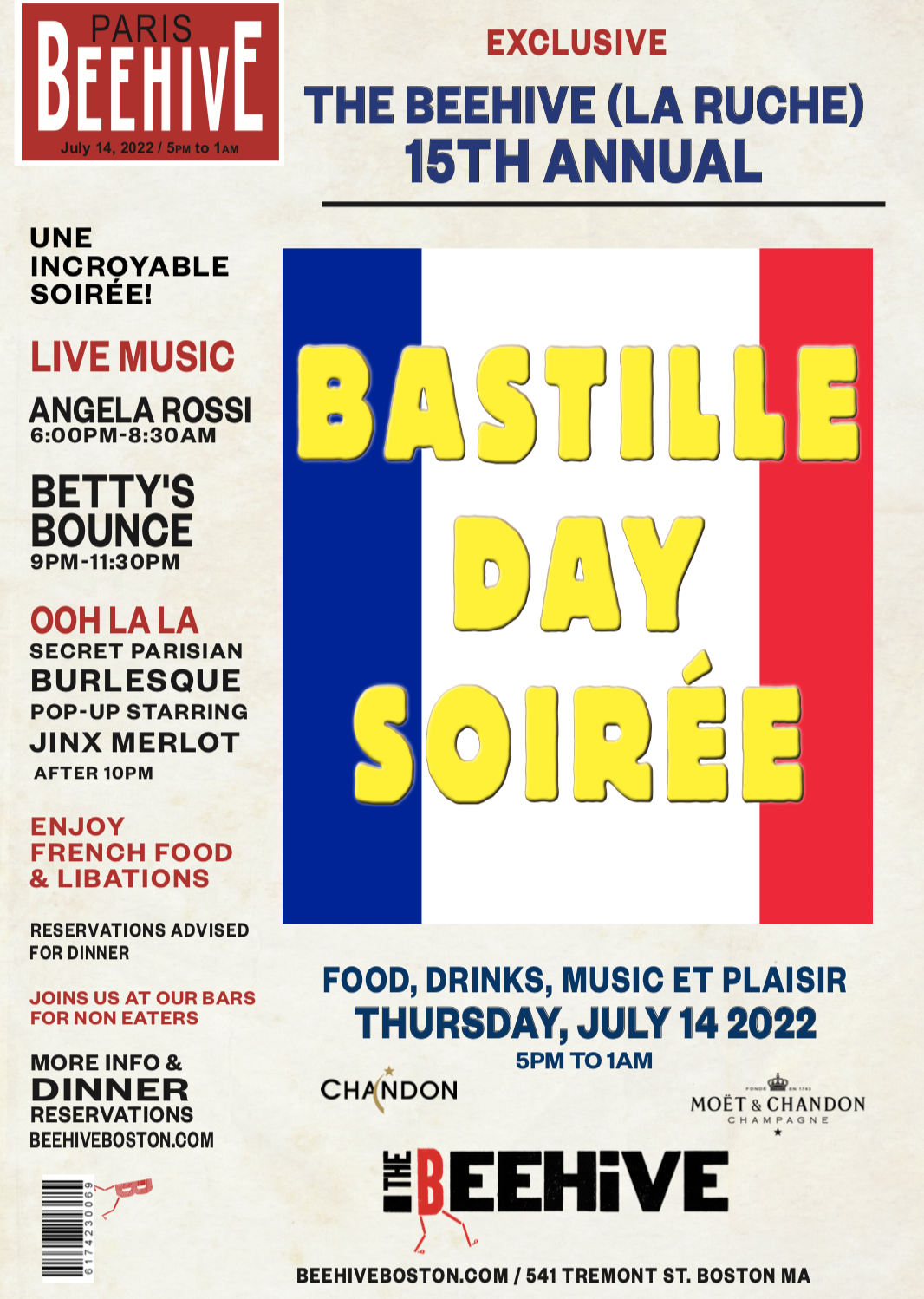 beehive patio boston bastille day