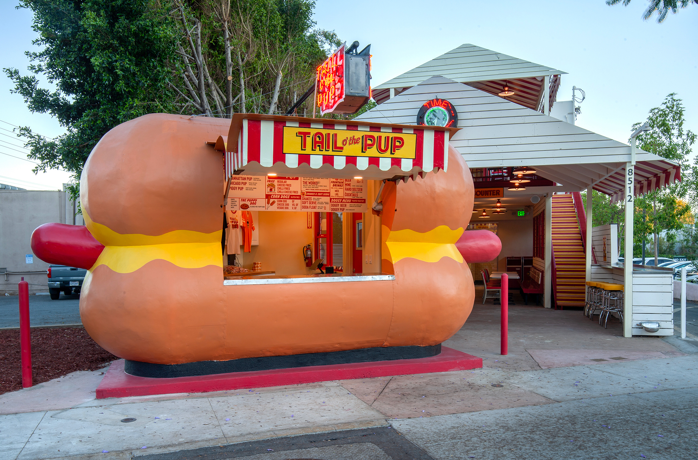 Los Angeles Dodger Dog Mascot Statue