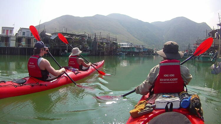 A-Team Edventures paddling class