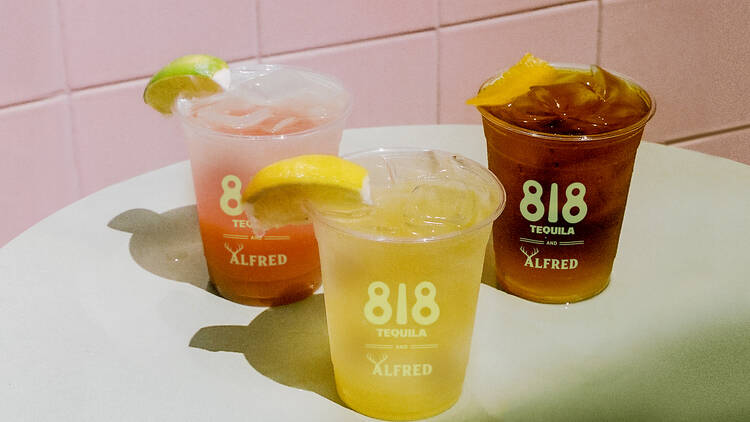 818 Tequila x Alfred Tea Cocktails