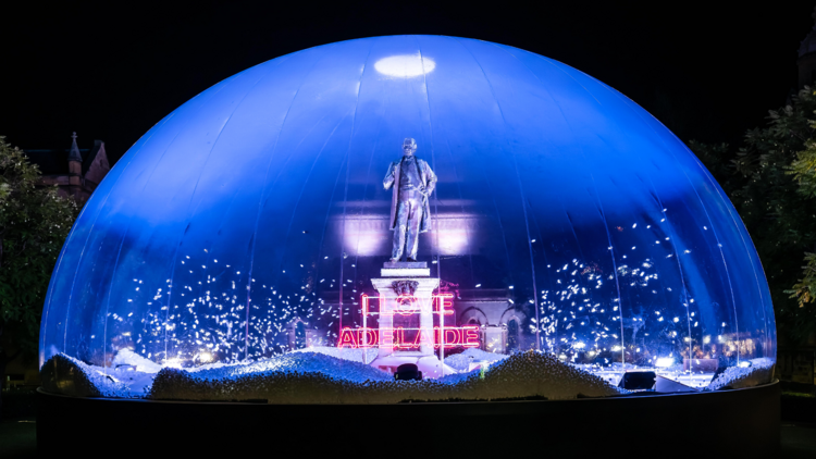 All the light installations you can wander between in the city