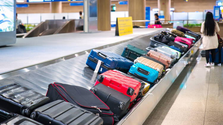 Bags at an airport