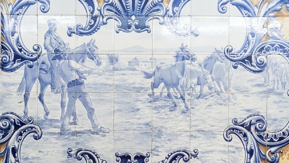 Pormenor de painel lateral, Jorge Colaço